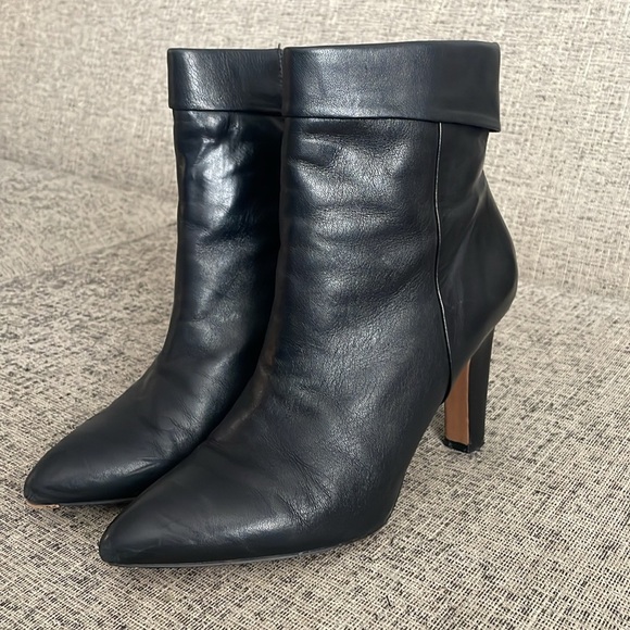 Franco Sarto Keilah Black Ankle Booties Boots Size 8.5 - Picture 4 of 12